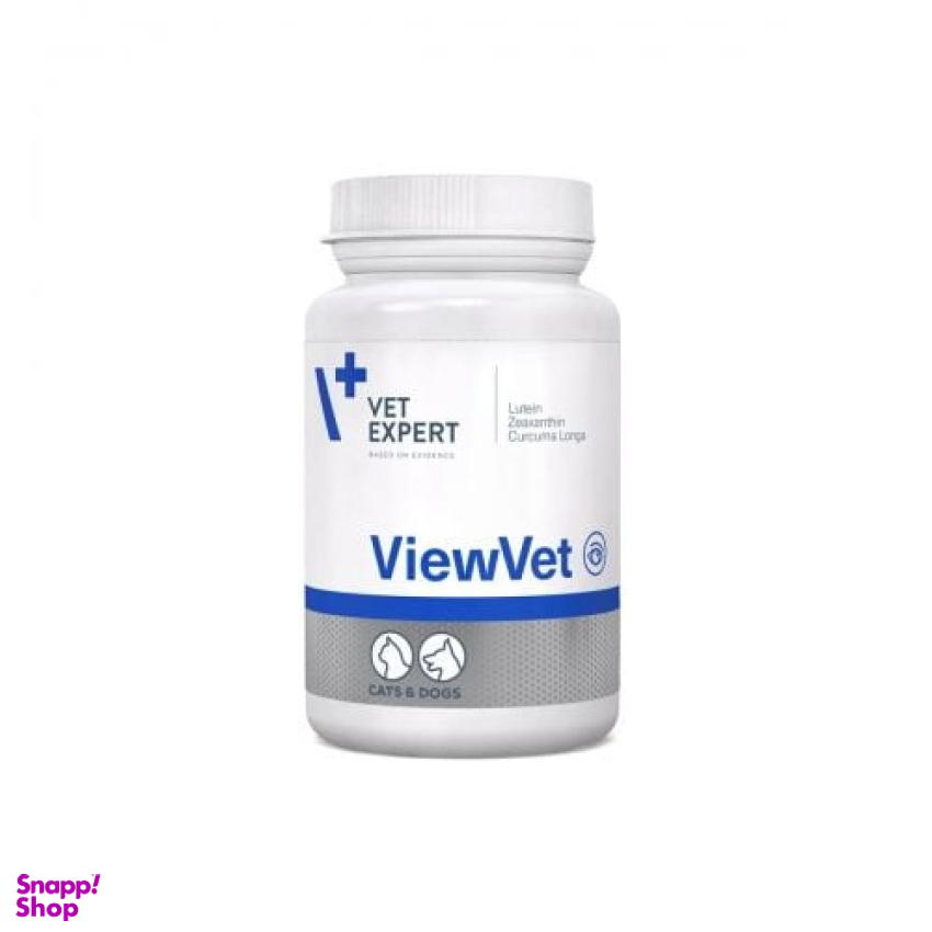 قرص تقویت بینایی سگ و گربه وت اکسپرت مدل ViewVet وزن 46 گرم