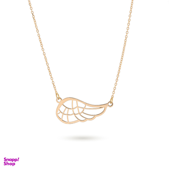 گردنبند طلا 18 عیار زنانه میلی گالری مدل متصل طرح بال فرشته کد MT1285