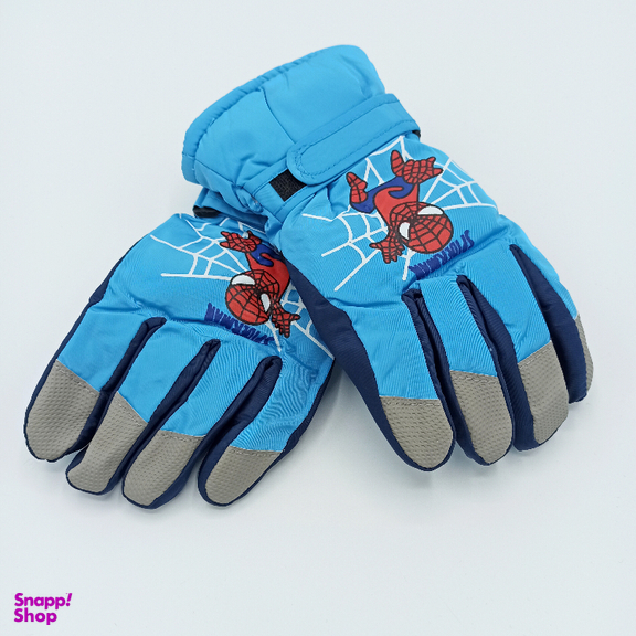 دستکش پسرانه مدل Blue spider man کد SP_2