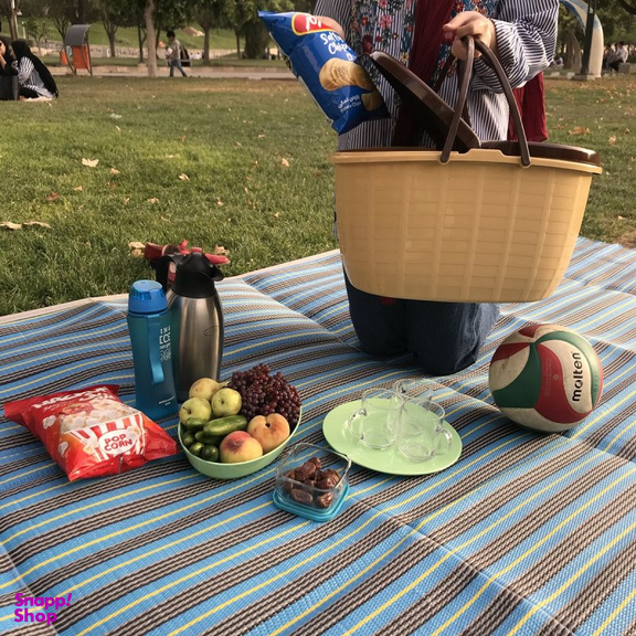 زیر انداز سفری راحل مدل حصیری یک تکه کد 4