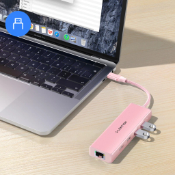 هاب 5 پورت USB-C لنشن مدل C25 HE