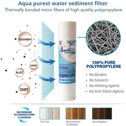 فیلتر دستگاه تصفیه آب آکوا پیورست مدل ECO FILTER 900 مجموعه 9 عددی