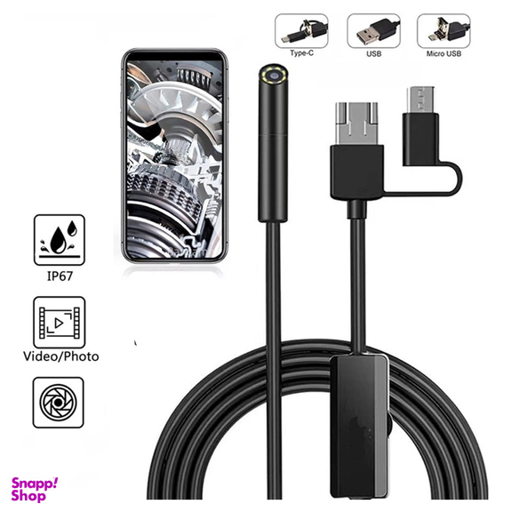 دوربین شلنگی مدل ضد آب کد 5M LED NEW