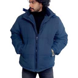 کاپشن مردانه مدل ضد آب کد 131 رنگ سرمه ای