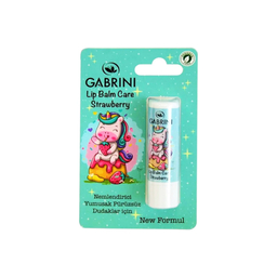 بالم لب کودک گابرینی طرح یونیکورن مدل توت فرنگی وزن 5 گرم
