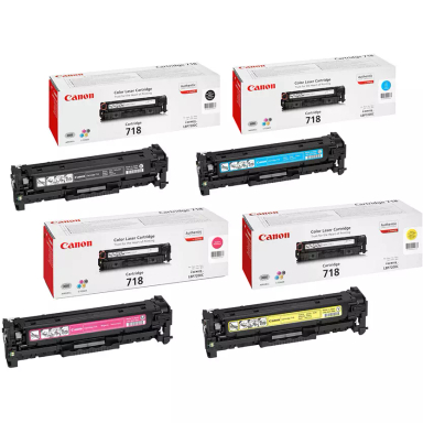کارتریج کانن مدل 718 مجموعه 4 عددی (غیر اصل)