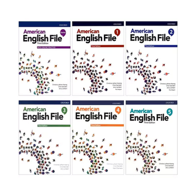 کتاب American English File Third Edition اثر جمعی از نویسندگان انتشارات زبان مهر 6 جلدی