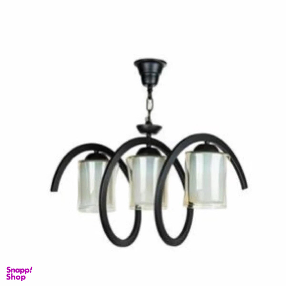 لوستر سه شعله نورهام مدل فنرى ۳