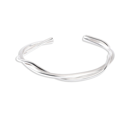 بنگل نقره مردانه مدل پیچ کد 032