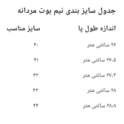 نیم بوت مردانه سهند چرم مدل پویا