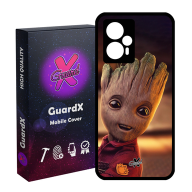 کاور موبایل گارد ایکس طرح Groot مدل Glass10479 مناسب شیائومی Poco F5/Redmi Note 12 Turbo
