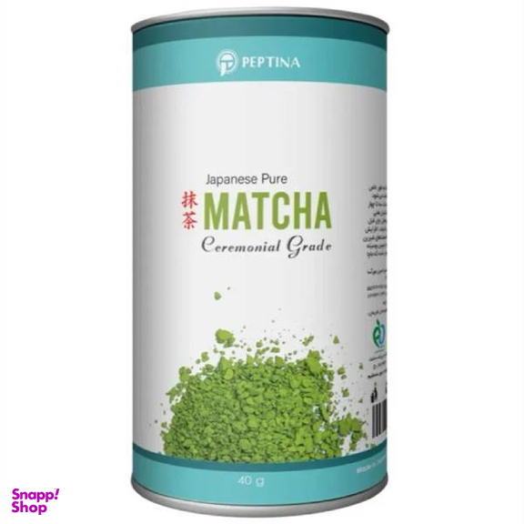 چای ماچا تشریفاتی پپتینا وزن 40 گرم