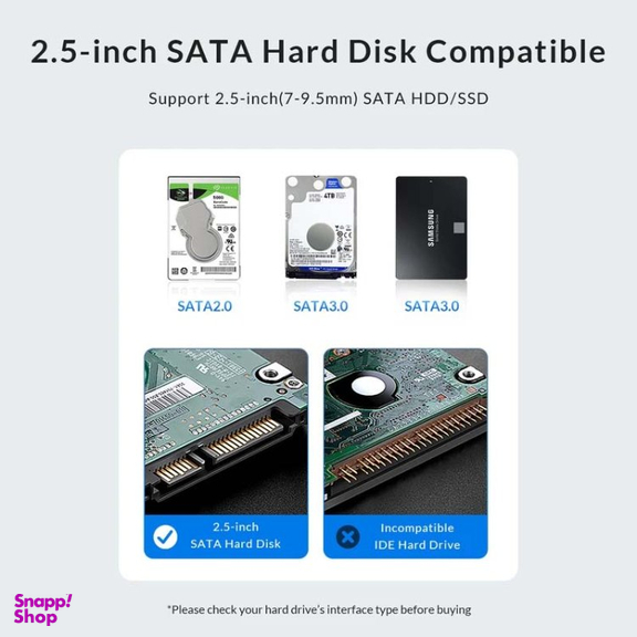 باکس هارد 2.5 اینچ Type-C اوریکو مدل 2577C3