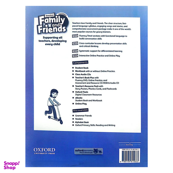 کتاب American Family and Friends 1 Second Edition اثر Naomi Simmons انتشارات آکسفورد مجموعه 2 جلدی