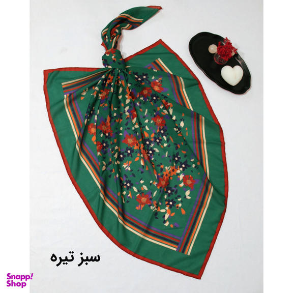 روسری زنانه آنالیا مدل نخی خنک تابستانی طرح گل ریز کد ana-5026