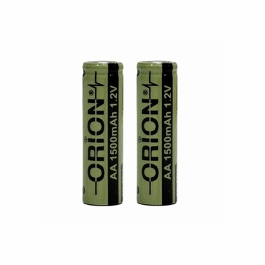 باتری قلمی قابل شارژ سرتخت اوریون مدل AA1500mAh بسته 2 عددی