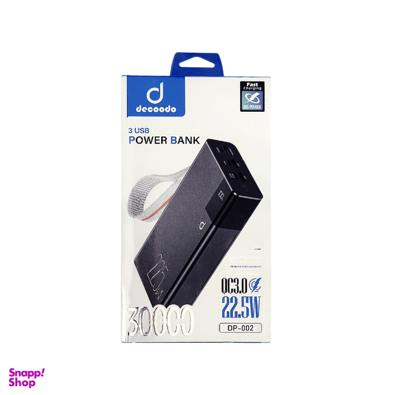 پاوربانک دکودو کد DP-002 ظرفیت 22500 میلی‌ آمپر ساعت