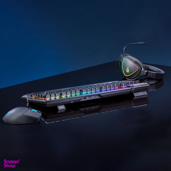 کیبورد بی سیم مخصوص بازی ایسوس مدل ROG Claymore II Aura RGB