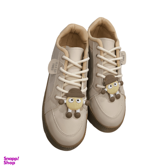 کفش راحتی زنانه مدل ونس عروسکی پاندورا کد 13499 رنگ کرم عسلی