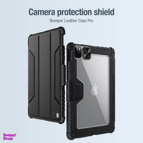 کیف کلاسوری نیلکین مدل Camshield Bumper مناسب برای تبلت اپل iPad Air 11 2024 / Air 10.9 2022 / Air 4 / Air 5 / Air 6 / Air 2020 / Ipad Pro 11 2020 / 2021 / 2022