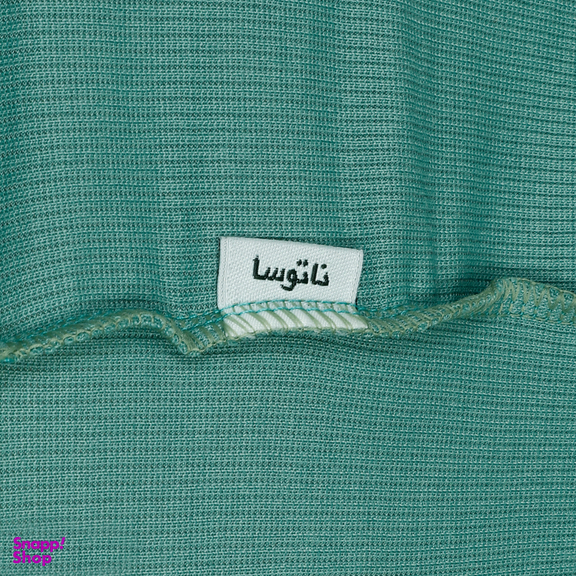 ست نیم تنه و دامن زنانه ناتوسا مدل NT731-9 رنگ آبی اقیانوسی