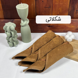 دستمال حوله ای آشپزخانه بهباف آذر کد H-01 بسته 3 عددی