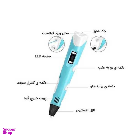 قلم سه بعدی طراحی بانومد مدل ZD-PEN2