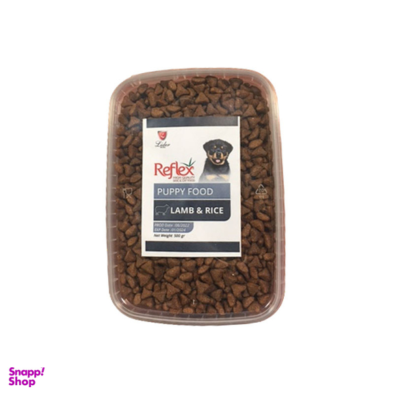 غذای خشک سگ رفلکس مدل Puppy طعم بره و برنج وزن 500 گرم