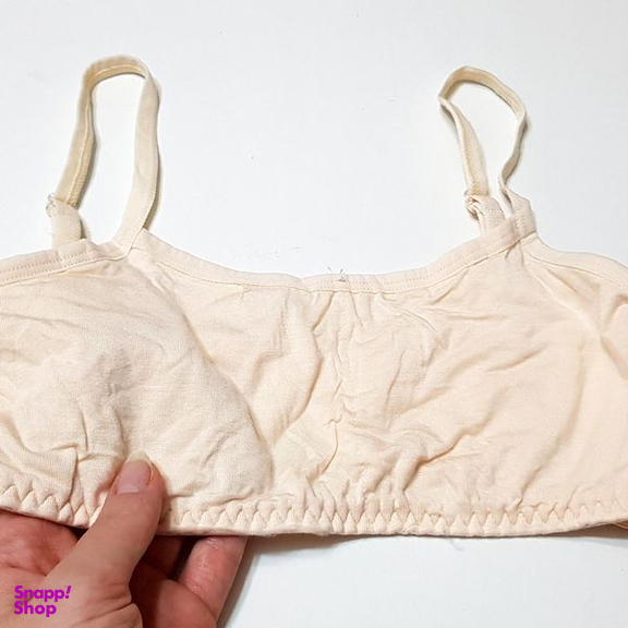 نیم تنه دخترانه ماییلدا مدل بدون فنر کد 4567 رنگ کرم