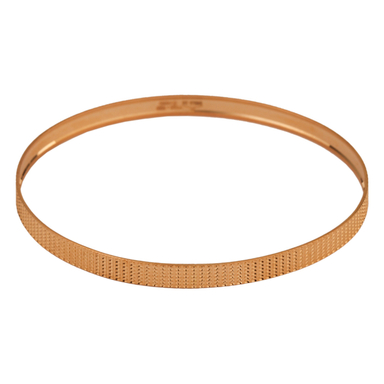 النگو طلا 18 عیار زنانه گالری تاج آبادی مدل تراش اسپرلوس کد 664