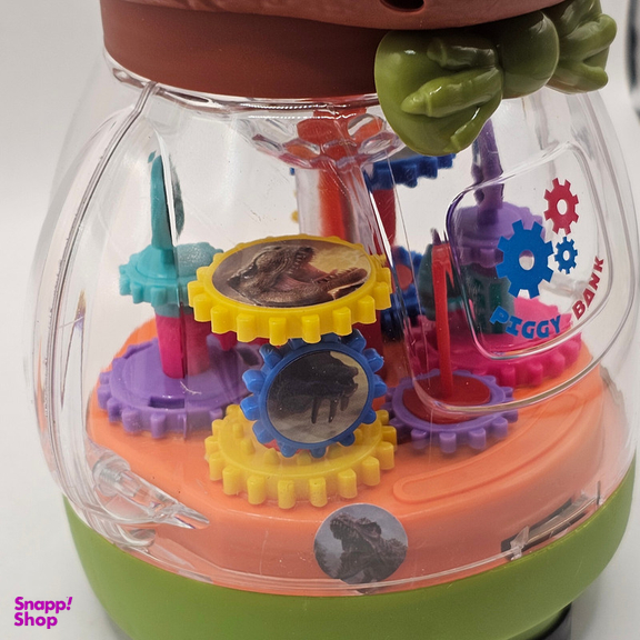 اسباب بازی ناب سل مدل چرخ دنده ای قلک طرح دایناسور موزیکال