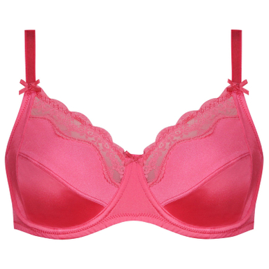 سوتین زنانه لین مدل فنردار کد 4680-606 رنگ سرخابی