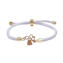 دستبند طلا 18 عیار زنانه مدل فرشته کد 24633