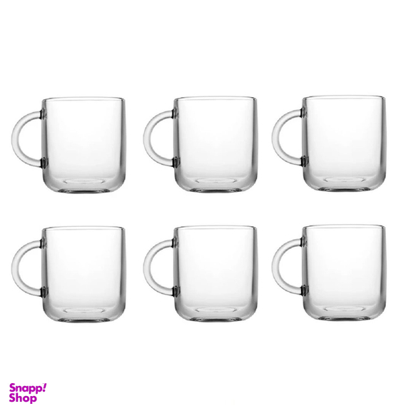 لیوان پاشاباغچه مدل آیکونیک کد 55192 بسته 6 عددی