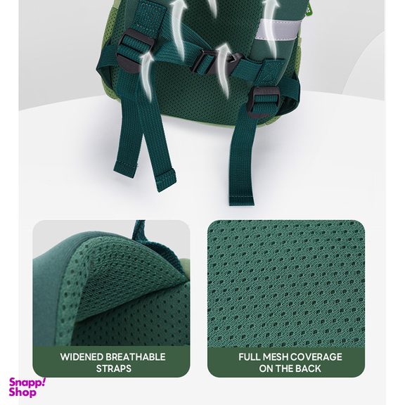 کوله پشتی بچگانه زوی زویی مدل Bubble Milk Dinosaur کد B80