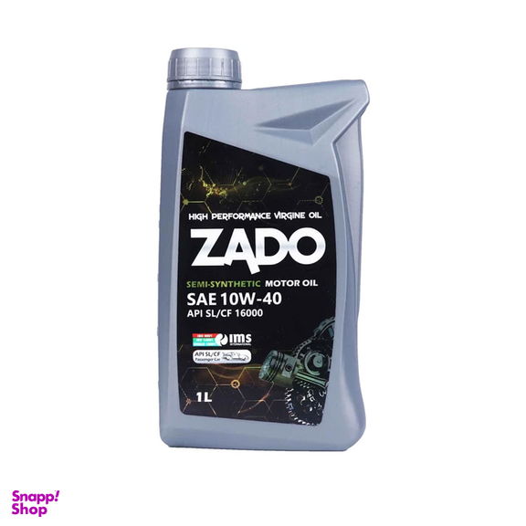 روغن موتور خودرو زادو مدل SAE 10W40-16000-SL حجم 1 لیتر