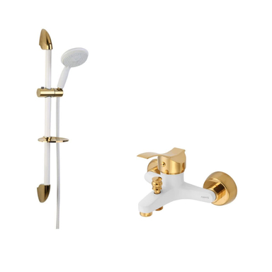 شیر حمام فاخته مدل کارن کد ST به همراه علم دوش