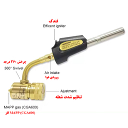 سرپیک شعله افکن مدل RW-HT-A