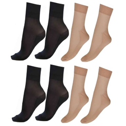 جوراب زنانه مدل پارازین کفدار ضخیم مجموعه 8 عددی