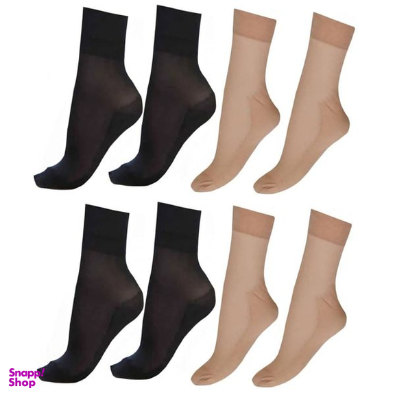 جوراب زنانه مدل پارازین کفدار ضخیم مجموعه 8 عددی