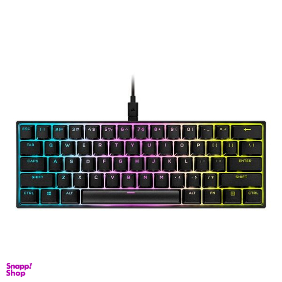 کیبورد مخصوص بازی کورسیر مدل K65 RGB MINI MXRED