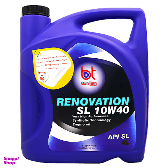 روغن موتور الف مدل Renovation 10w40 حجم 4 لیتر