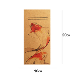 کارت پستال تک برگ طرح ماهی سال نو کد bol.2