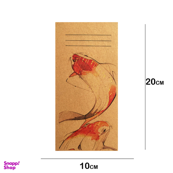 کارت پستال تک برگ طرح ماهی سال نو کد bol.2