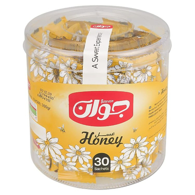 عسل تکنفره وزن 12 گرم بسته 30 عددی