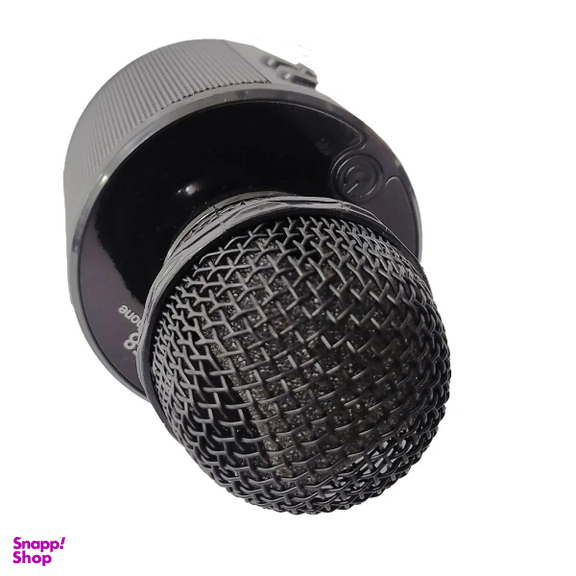 میکروفن بلوتوثی اسپیکر دار مشکی مدل ws-858