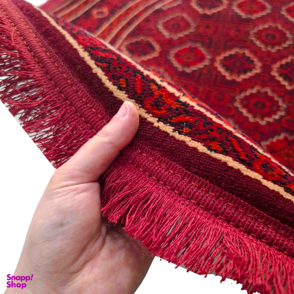 فرش ماشینی بزرگمهر کد 78005 رنگ زمینه قرمز