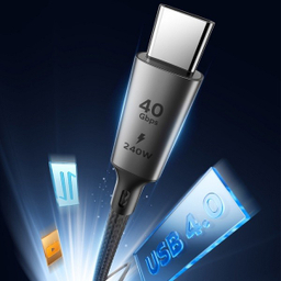 کاب دیتا 240 وات Type-C مومکس مدل DC39 طول 1 متر