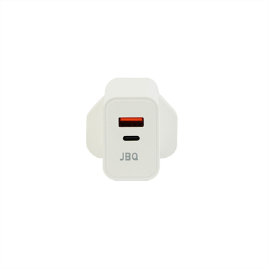 شارژر دیواری 30 وات جی بی کیو مدل HC-30W C TO L به همراه کابل Lightning به Type-C