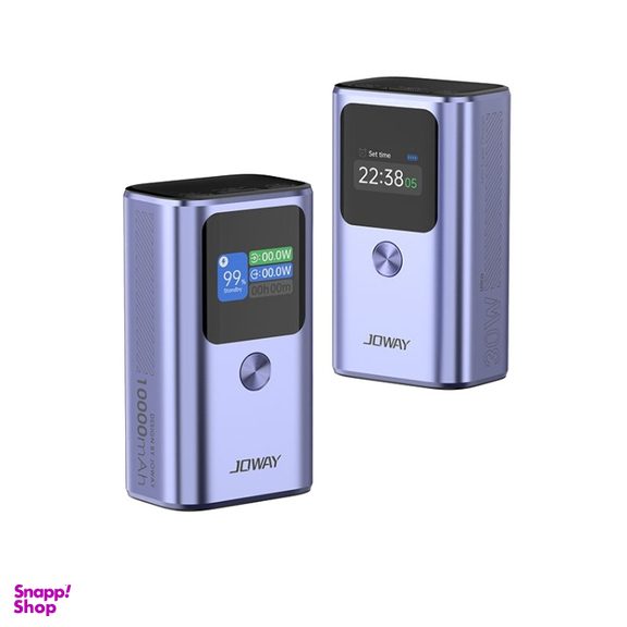 پاوربانک جووی کد JP-326 ظرفیت 10000 میلی‌ آمپر ساعت